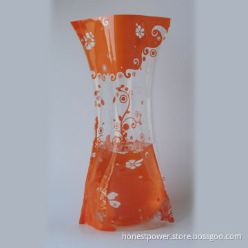 Plastic Flexible Vase Bag, Made of Laminated Film, Unbreakable, Reusable